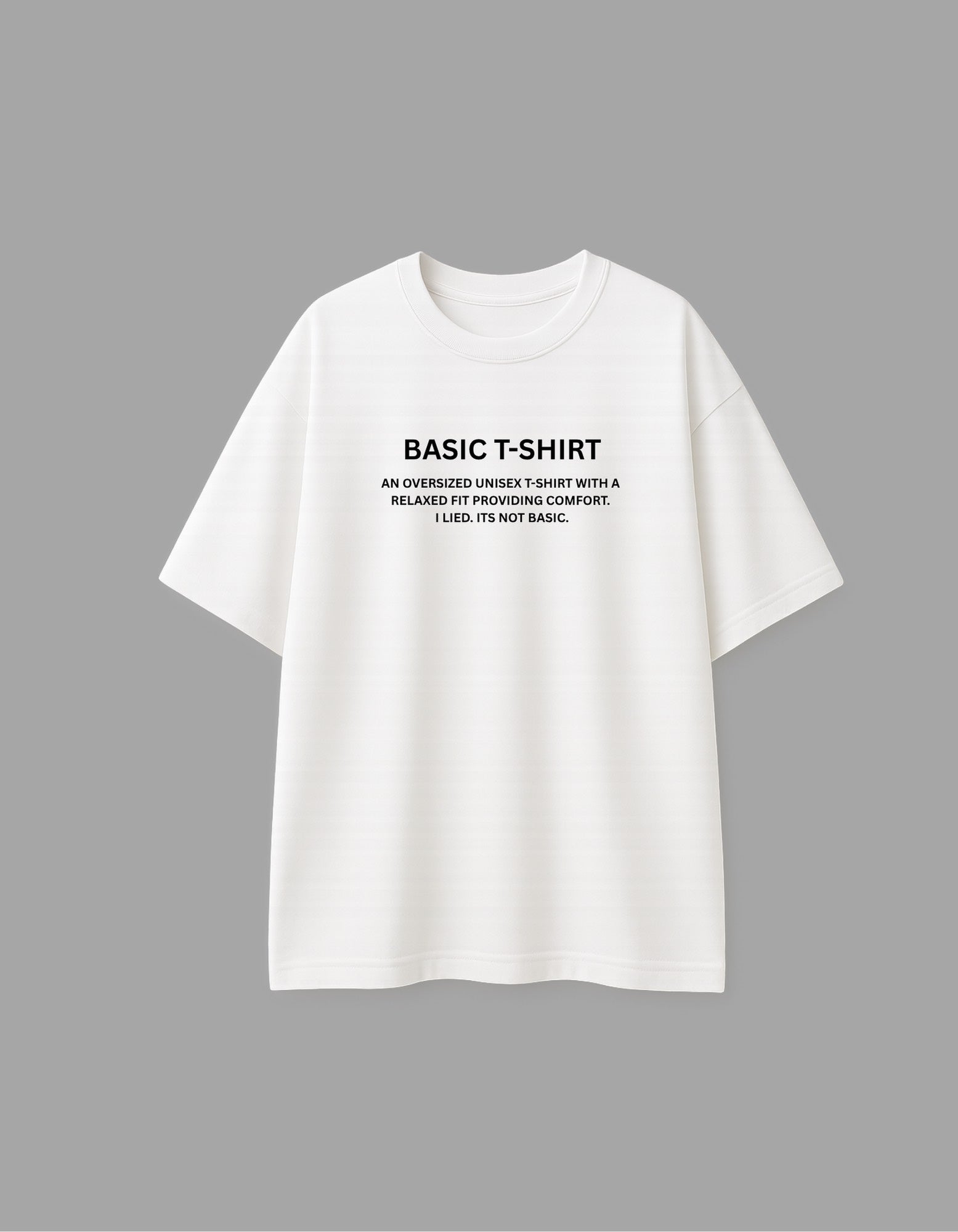 Basic T - Unisex Terry Oversized Tee