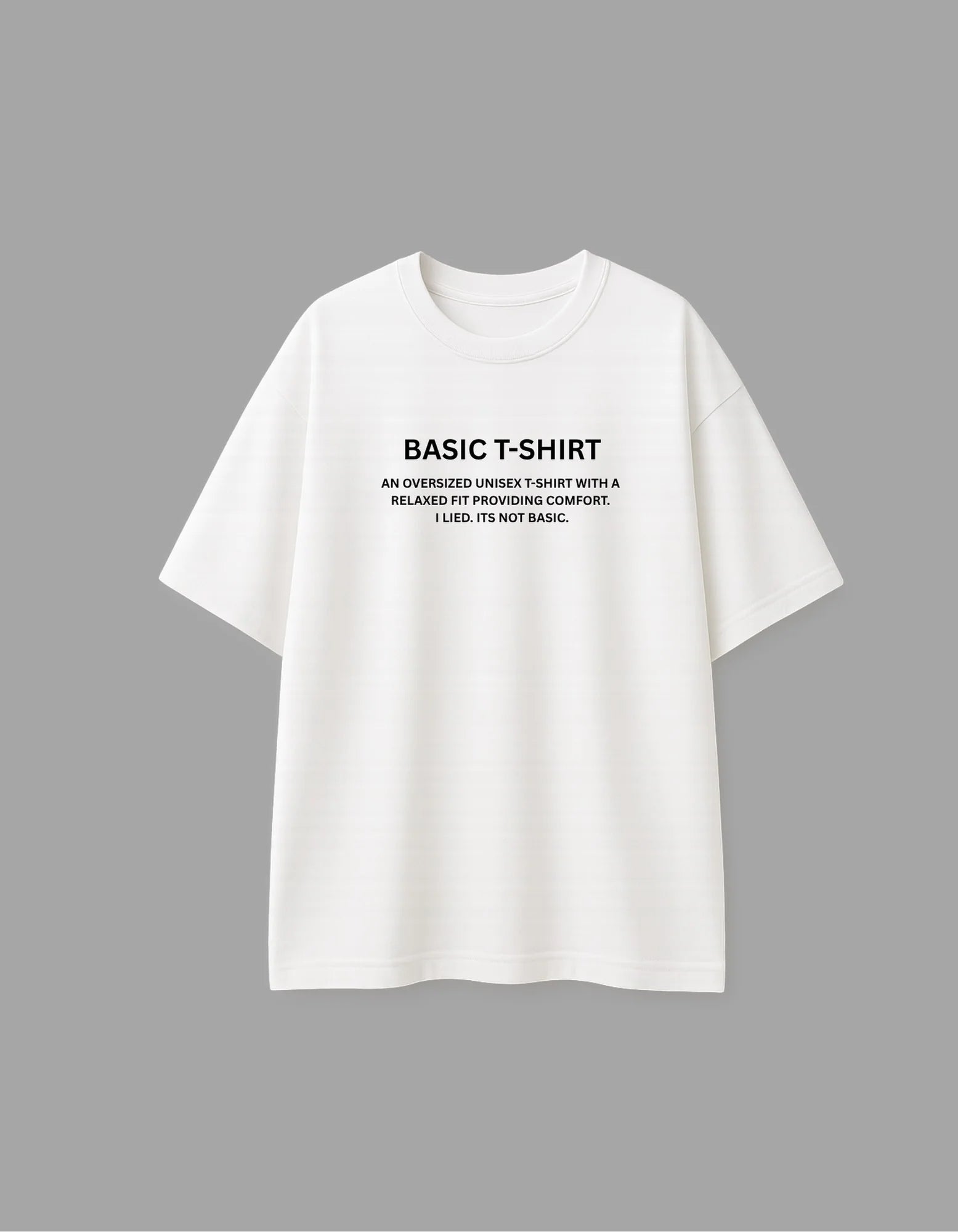 Basic T-shirt - Unisex Terry Oversized Tee