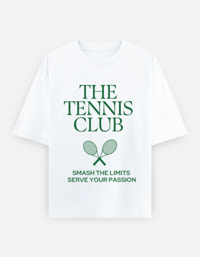 The Tennis Club - Unisex Oversized Classic T-Shirt