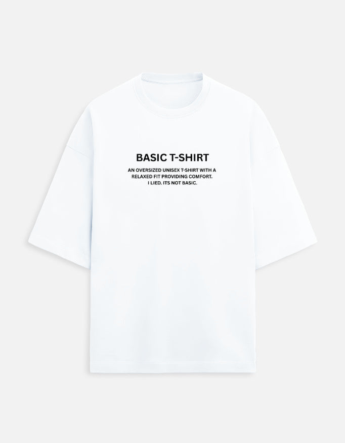 Basic T-shirt - Unisex Terry Oversized Tee
