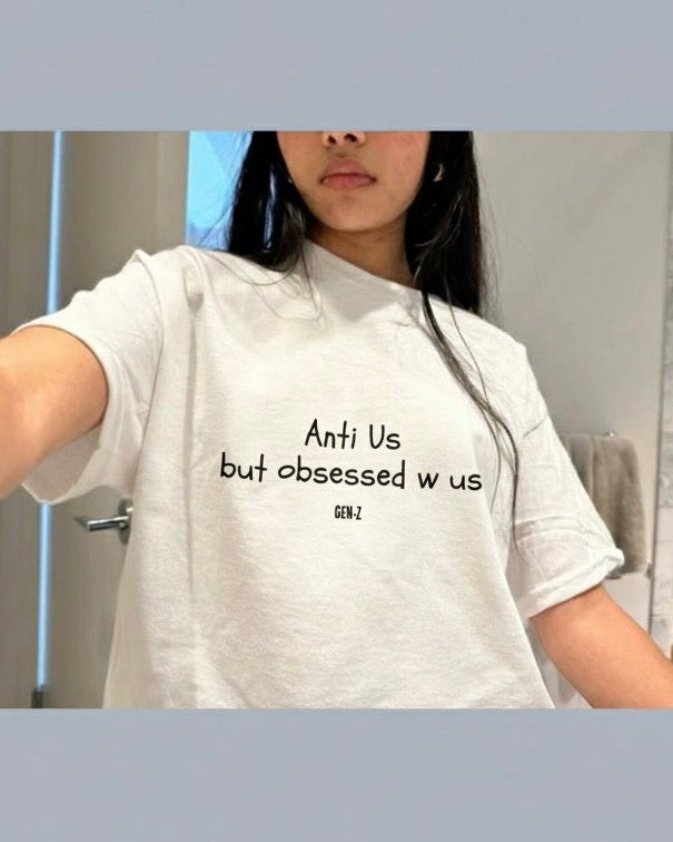 Anti Us - Unisex Oversized Classic T-Shirt