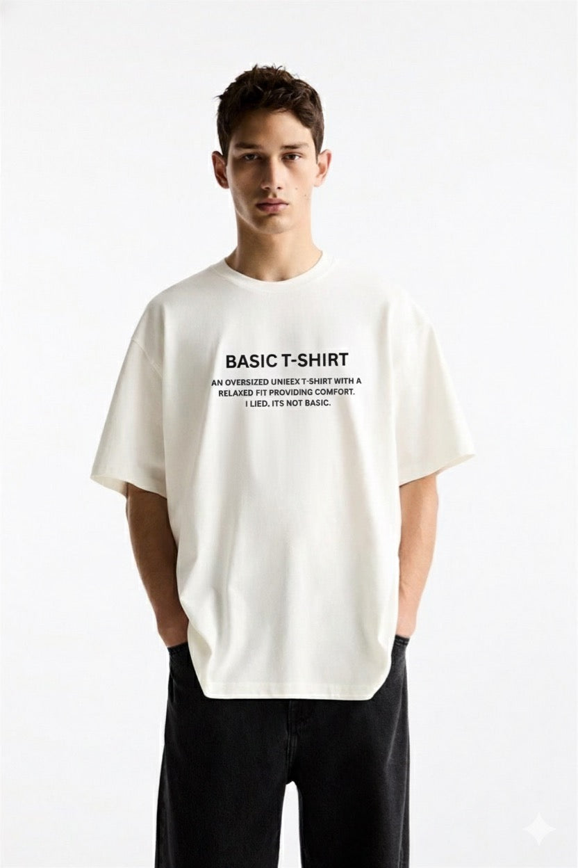 Basic T - Unisex Terry Oversized Tee