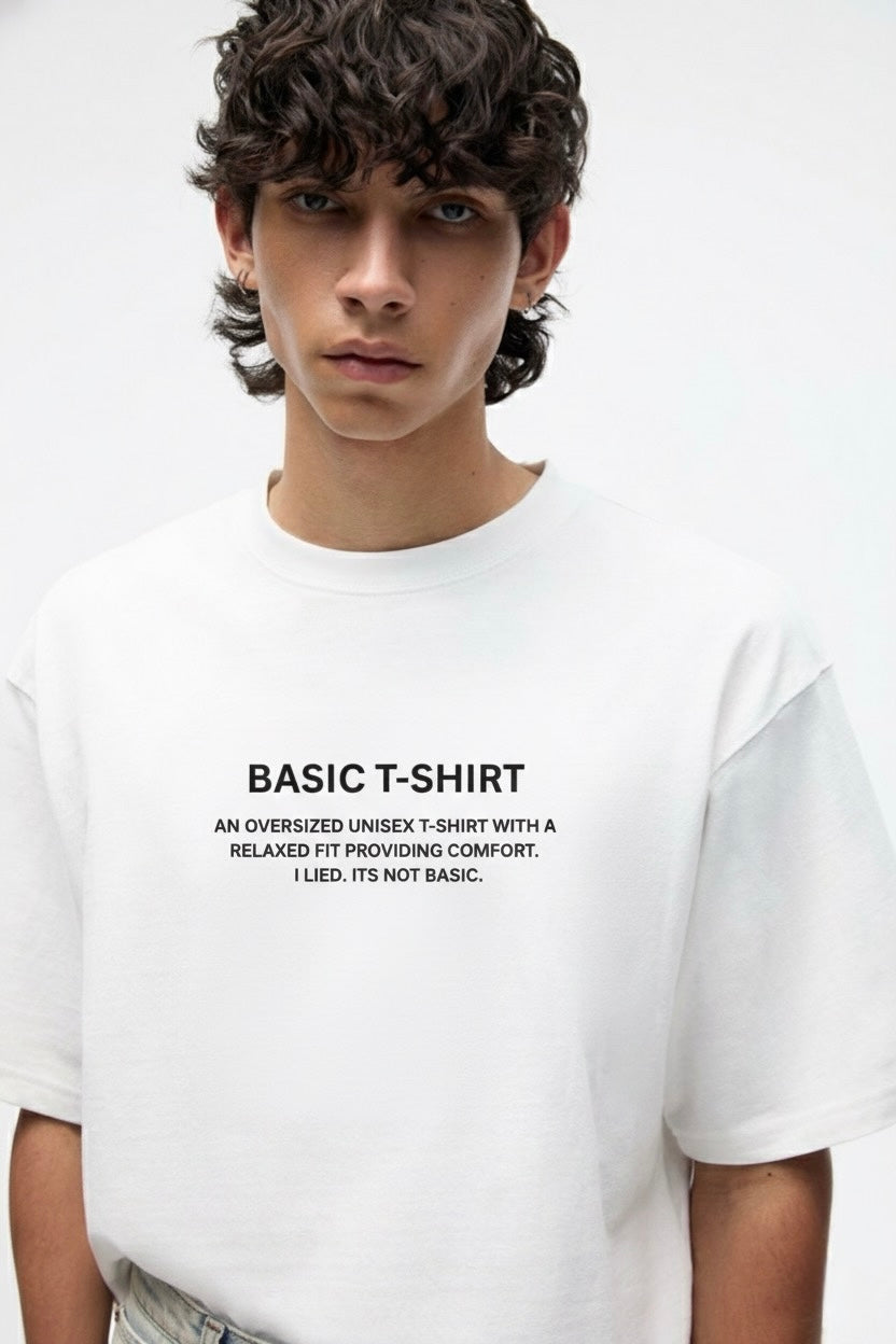 Basic T - Unisex Terry Oversized Tee