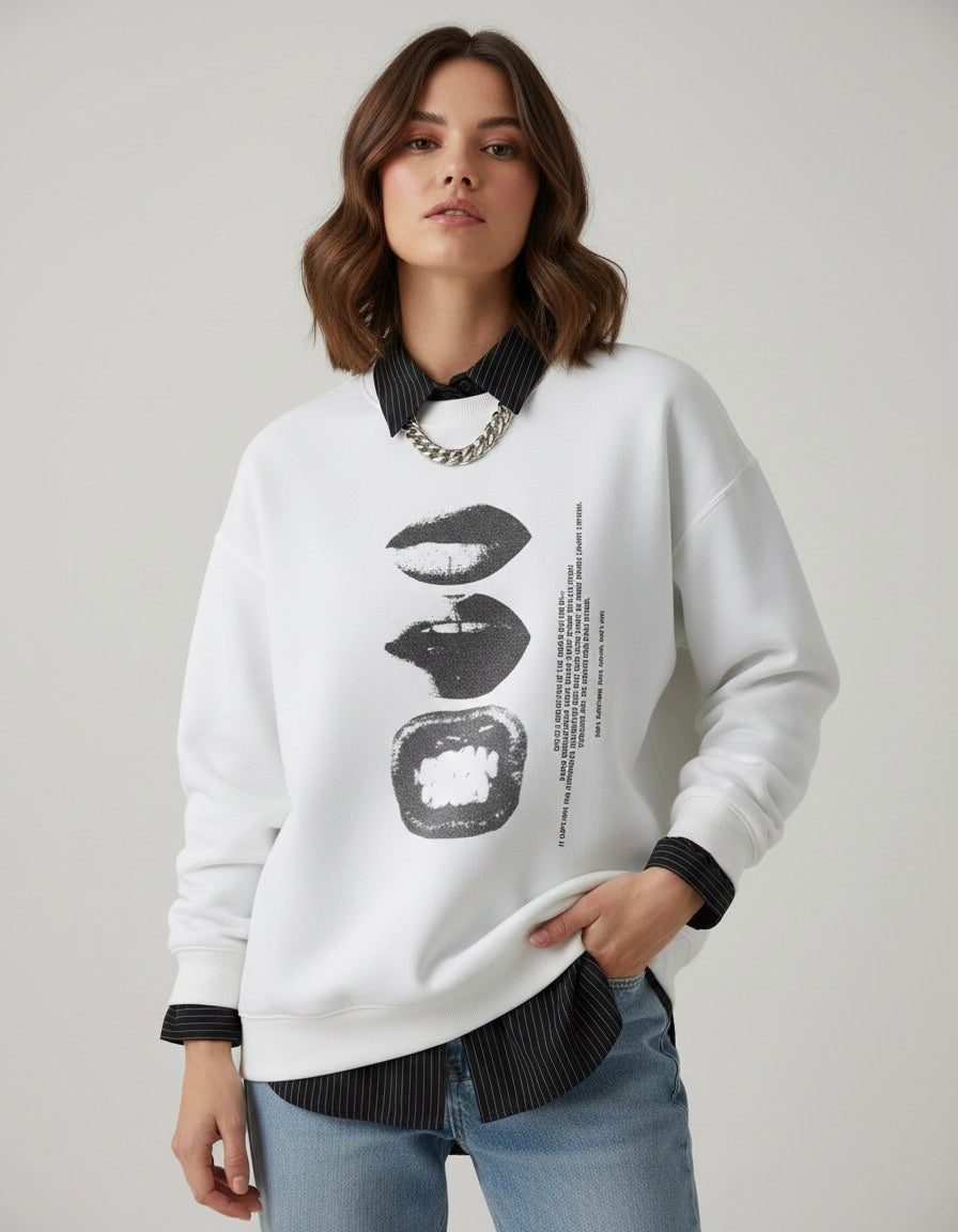 Badmouth - Unisex Oversized Sweatshirt
