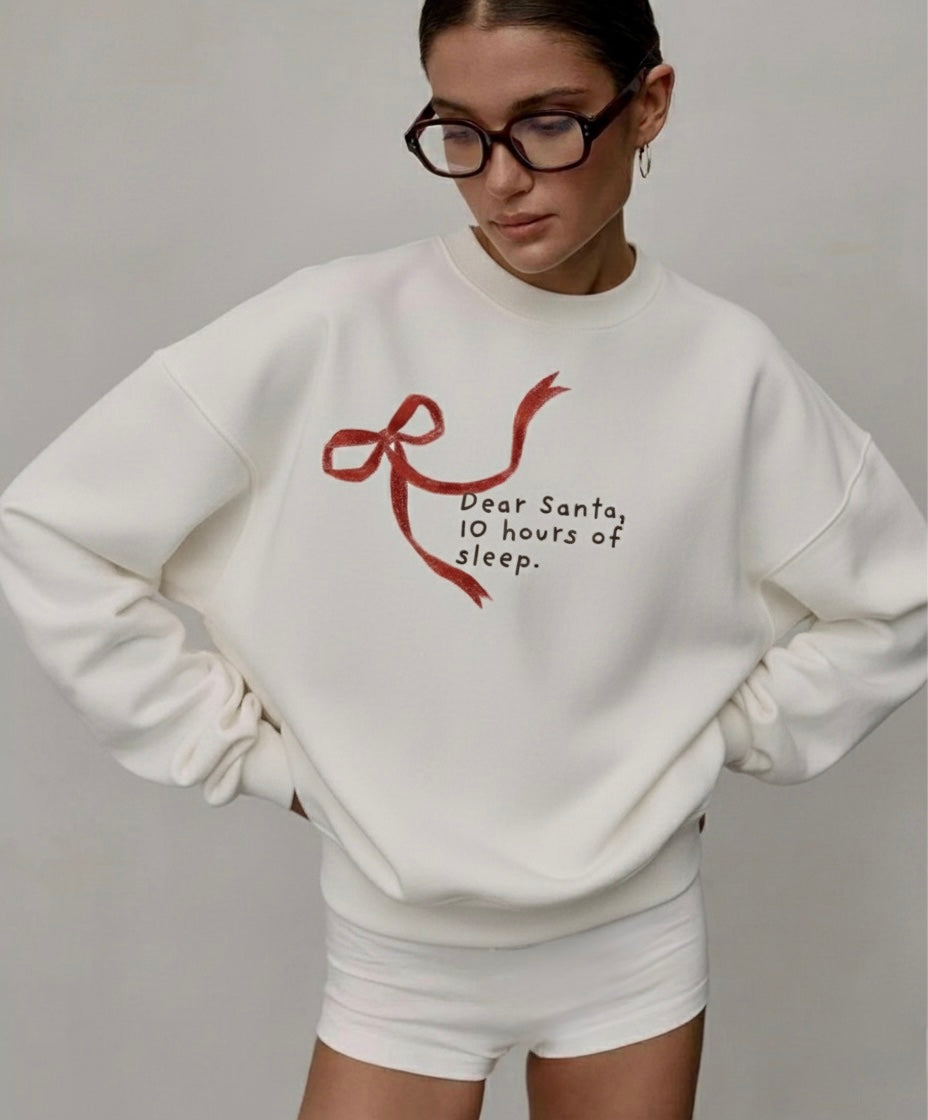 10 hrs of Sleep - Unisex Oversized Sweatshirt