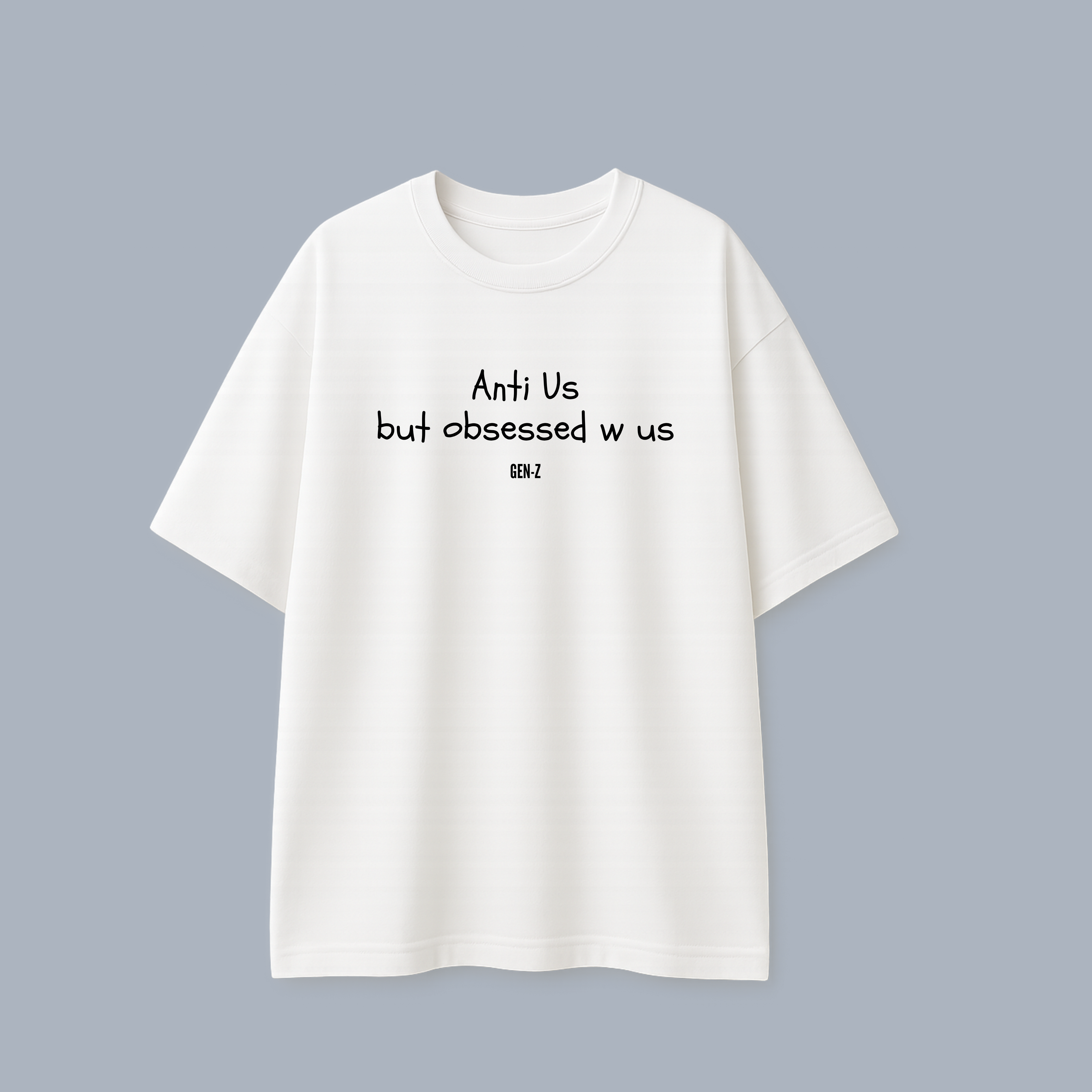 Anti Us - Unisex Oversized Classic T-Shirt
