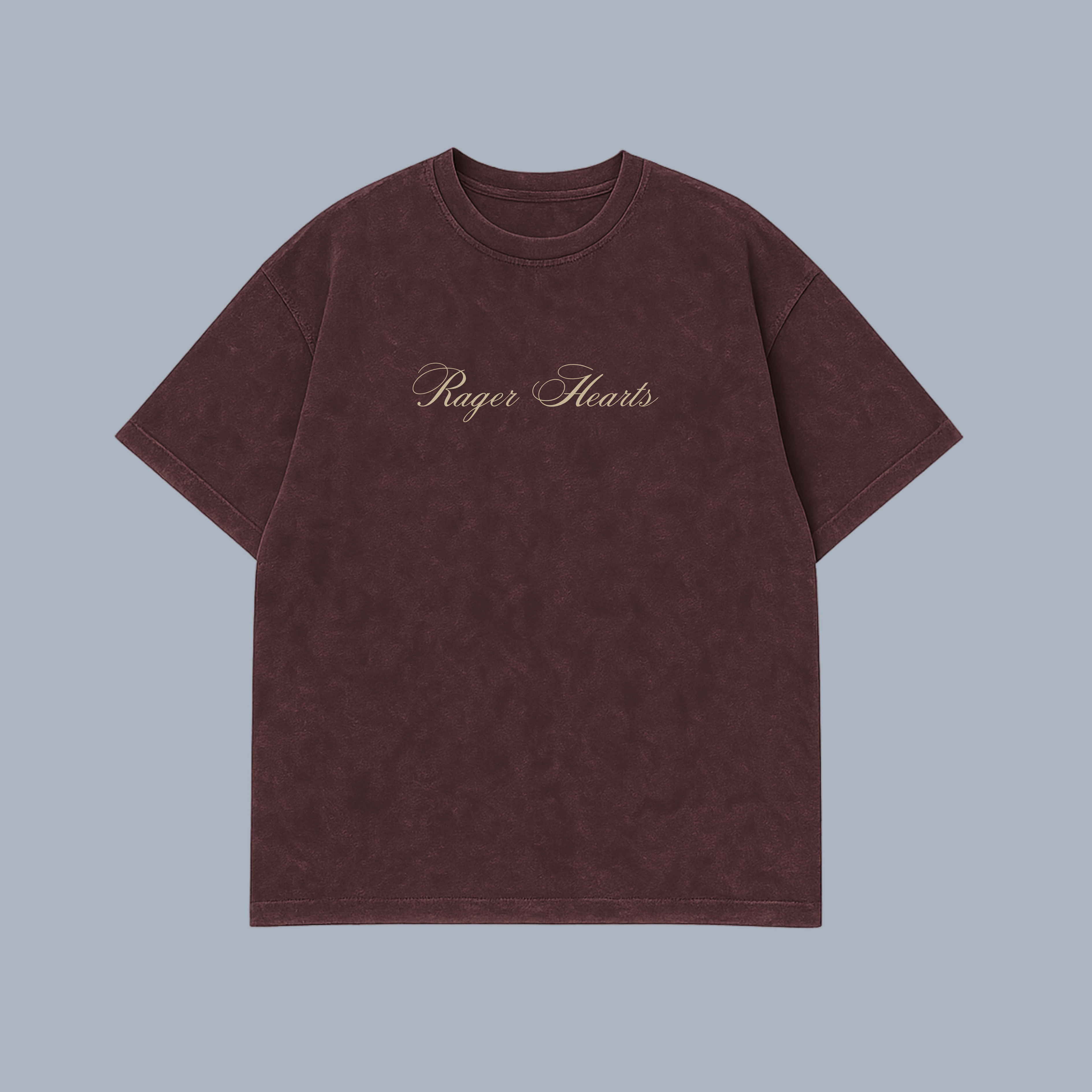 Rager Hearts - Unisex Acid Washed Oversized Tee