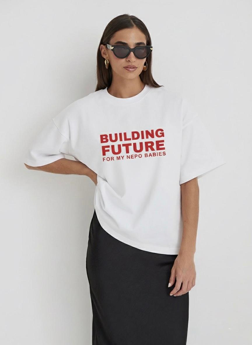 Building Future - Unisex Oversized Classic T-Shirt