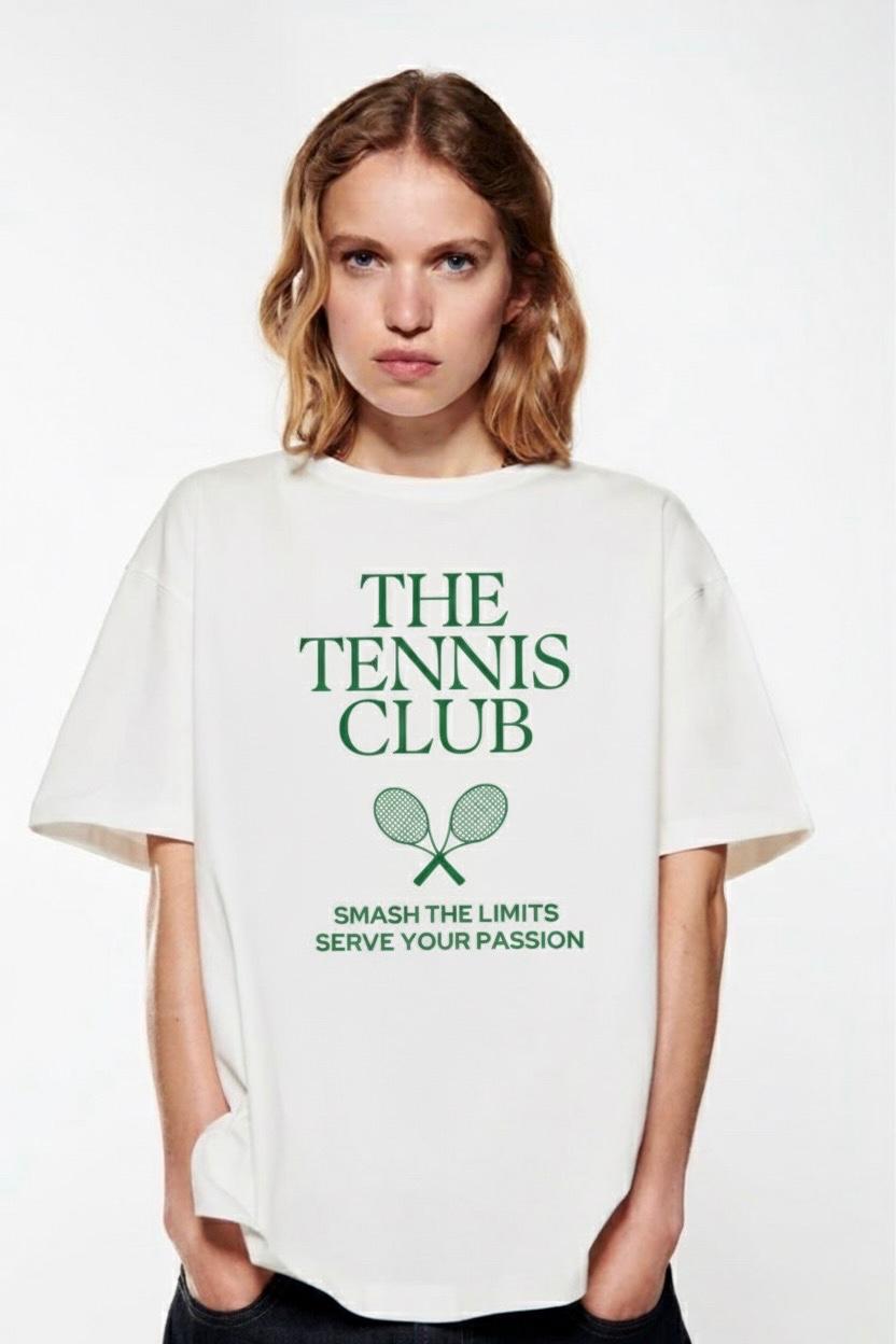 The Tennis Club - Unisex Oversized Classic T-Shirt