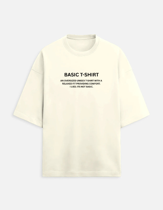 Basic T-shirt - Unisex Terry Oversized Tee
